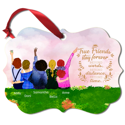 5 Girls - Best Friends Forever - Ornament