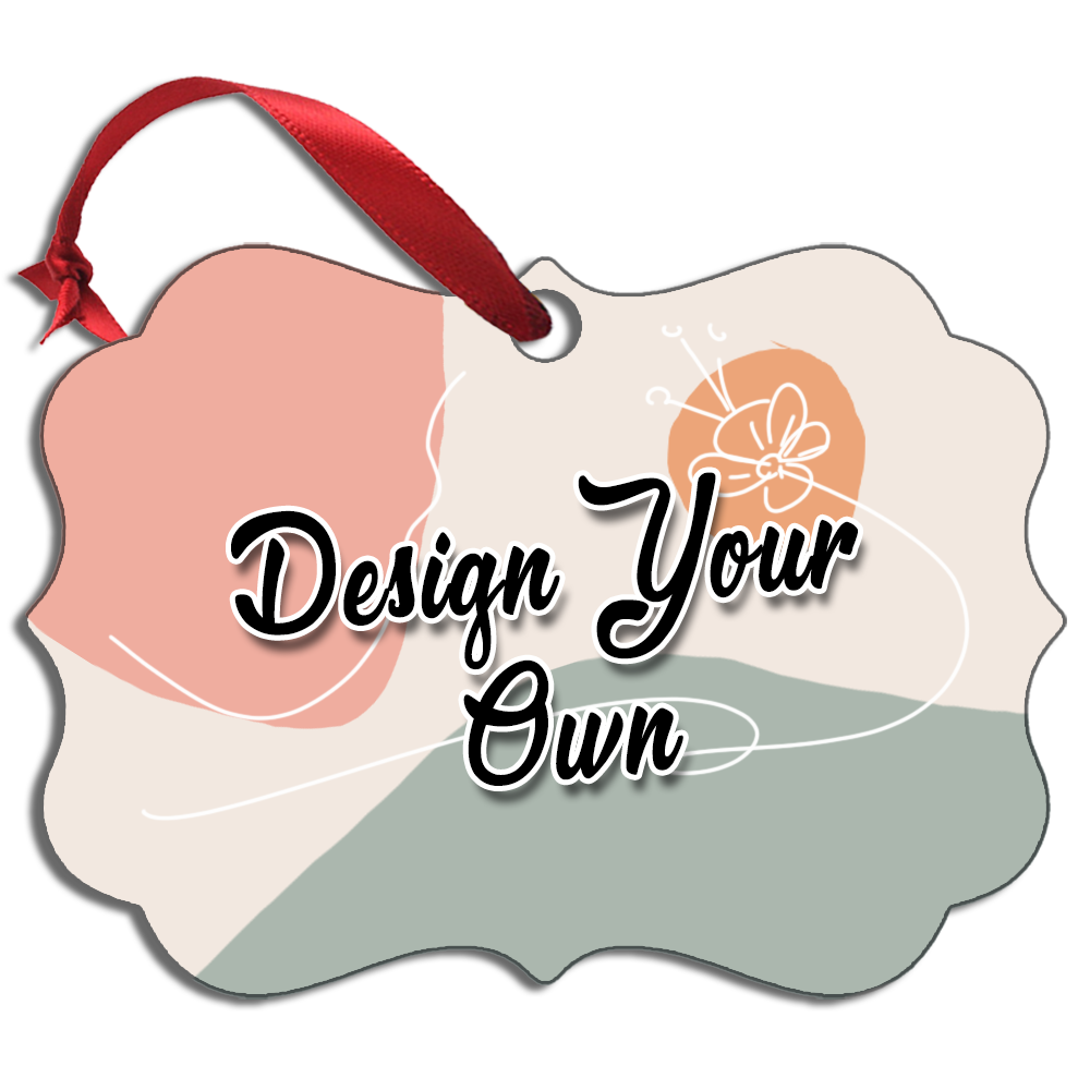 Design Your Own Ornament - upload your photos, add text & background!